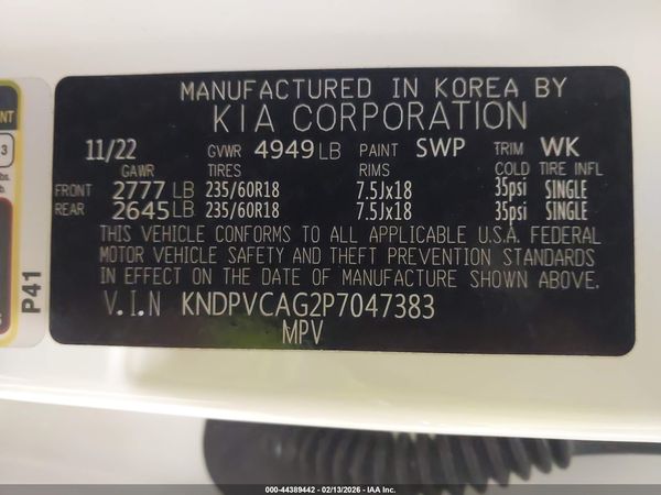 2023 KIA SPORTAGE HYBRID EX