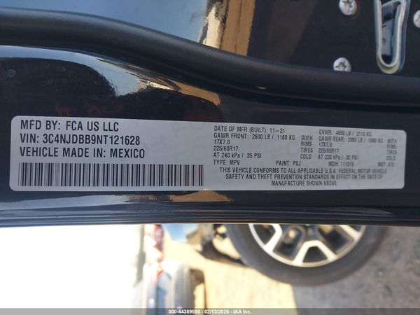2022 JEEP COMPASS LATITUDE 4X4