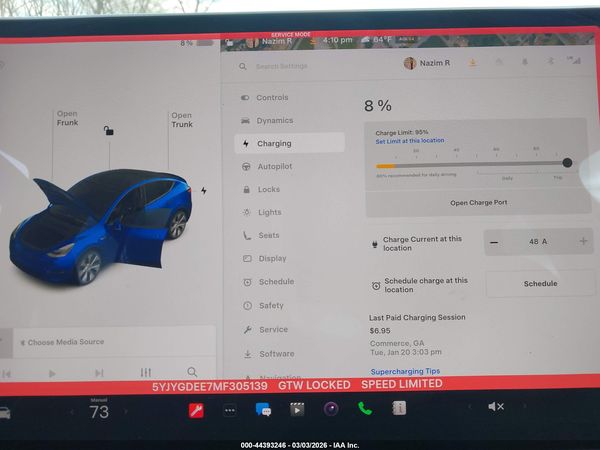 2021 TESLA MODEL Y