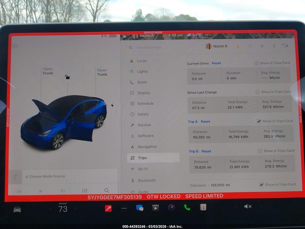2021 TESLA MODEL Y