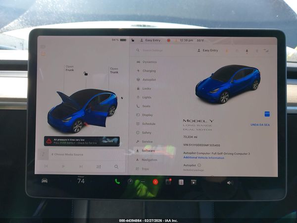 2021 TESLA MODEL Y