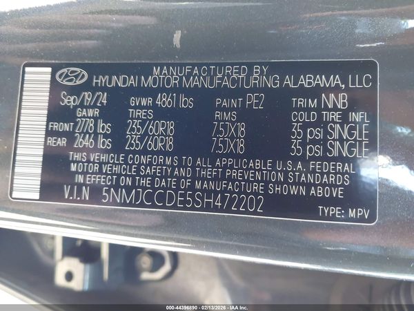 2025 HYUNDAI TUCSON SEL CONVENIENCE