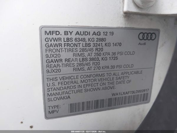2020 AUDI Q7