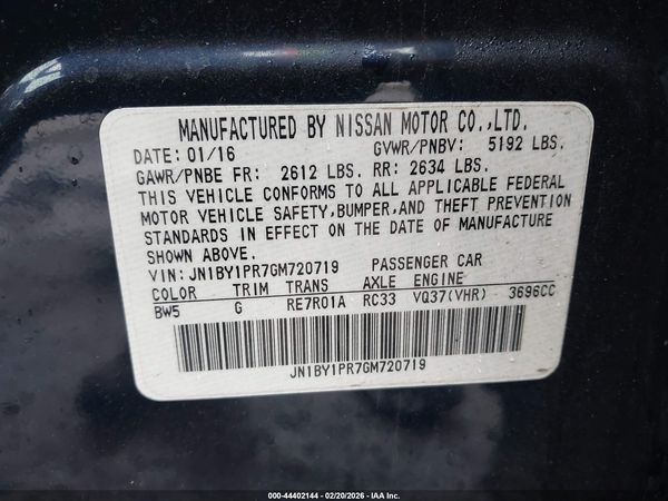 2016 INFINITI Q70L 3.7X