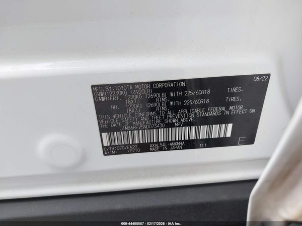 2022 TOYOTA RAV4 HYBRID XLE PREMIUM