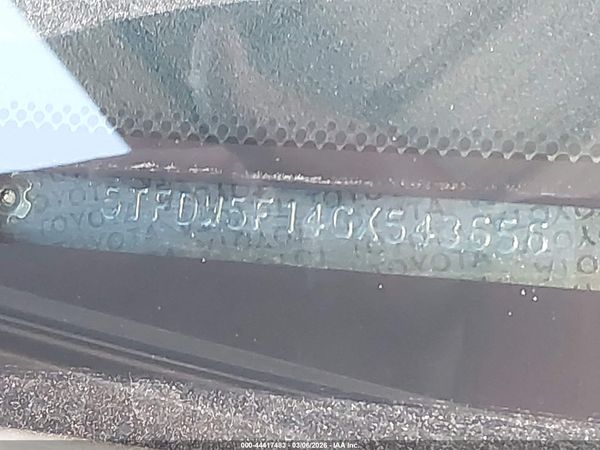 2016 TOYOTA TUNDRA SR5 5.7L V8