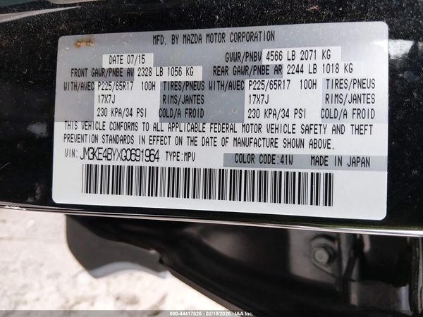 2016 MAZDA CX-5 SPORT