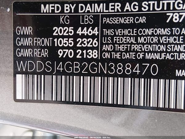 2016 MERCEDES-BENZ CLA 250 4MATIC
