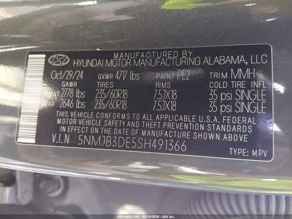 2025 HYUNDAI TUCSON SEL