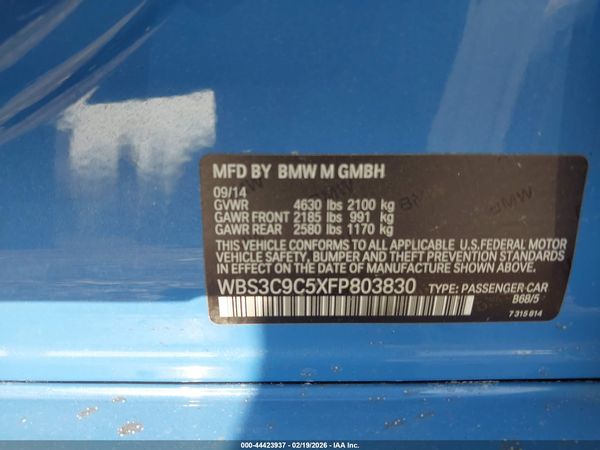 2015 BMW M3
