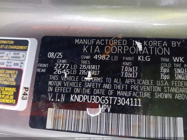 2026 KIA SPORTAGE HYBRID LX