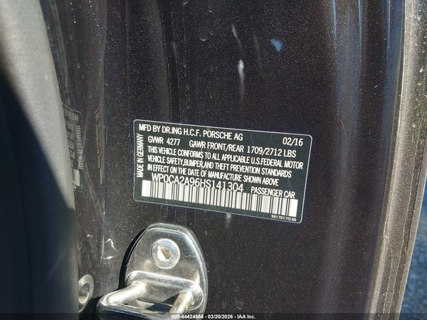 2017 PORSCHE 911 CARRERA