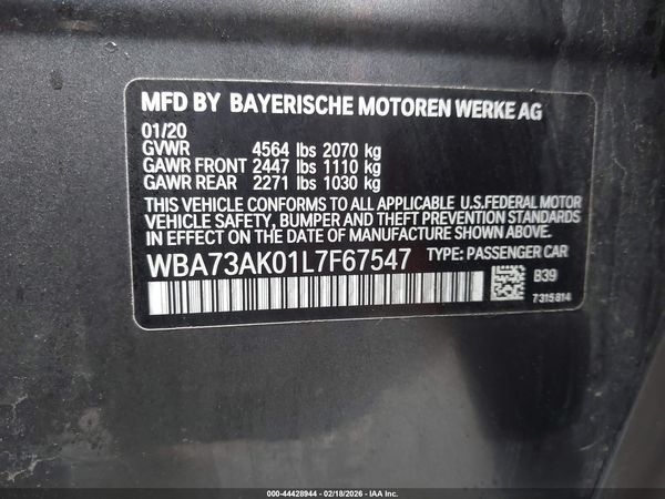 2020 BMW 228I GRAN COUPE XDRIVE
