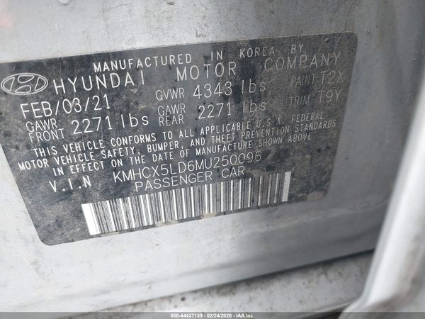 2021 HYUNDAI IONIQ PLUG-IN HYBRID LIMITED