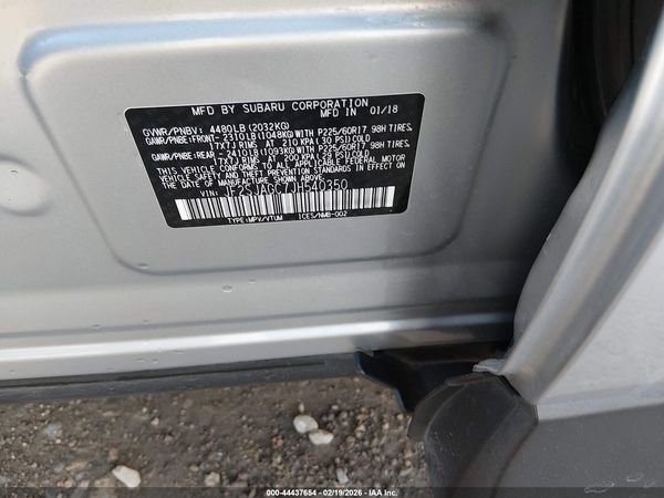 2018 SUBARU FORESTER 2.5I PREMIUM — I9