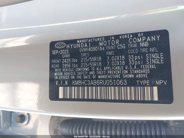 2024 HYUNDAI KONA SEL