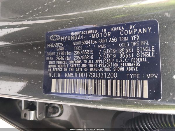 2025 HYUNDAI TUCSON HYBRID LIMITED