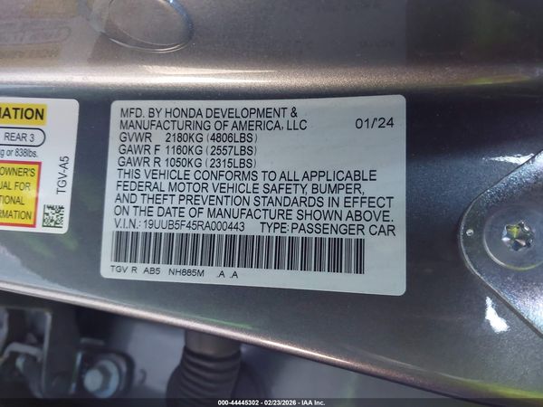 2024 ACURA TLX TECHNOLOGY PACKAGE