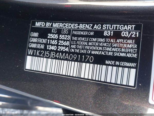 2021 MERCEDES-BENZ CLS 450 CLS450