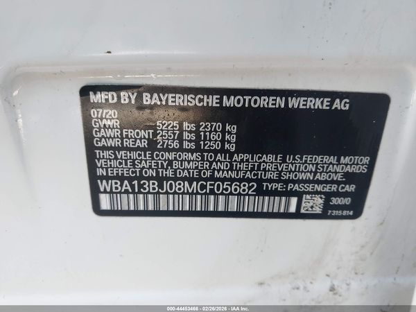 2021 BMW 530I XDRIVE