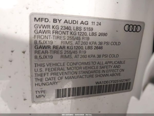2025 AUDI Q3