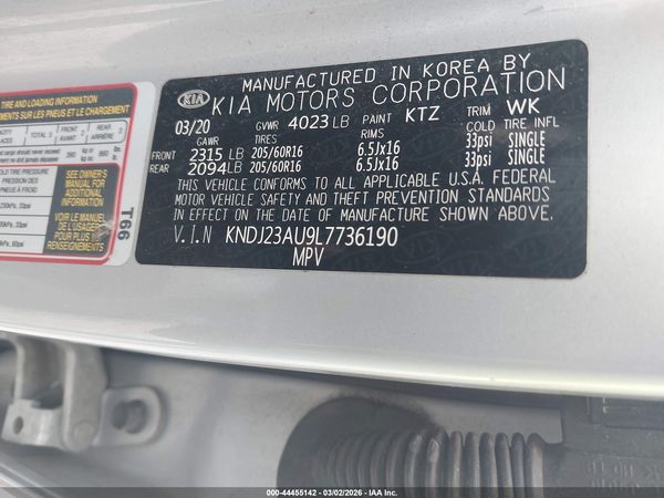 2020 KIA SOUL LX