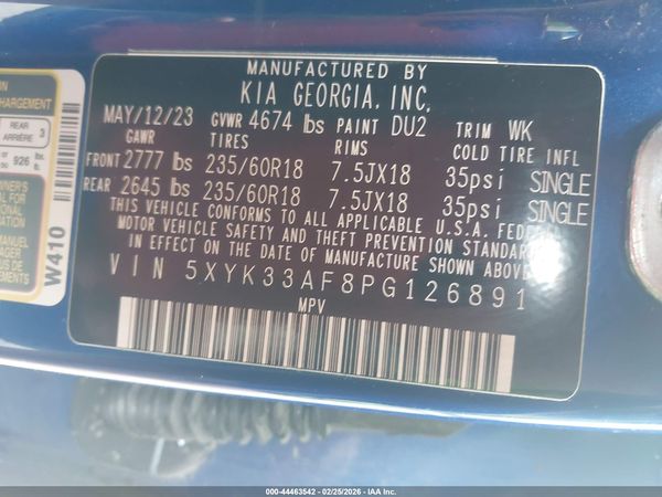 2023 KIA SPORTAGE EX