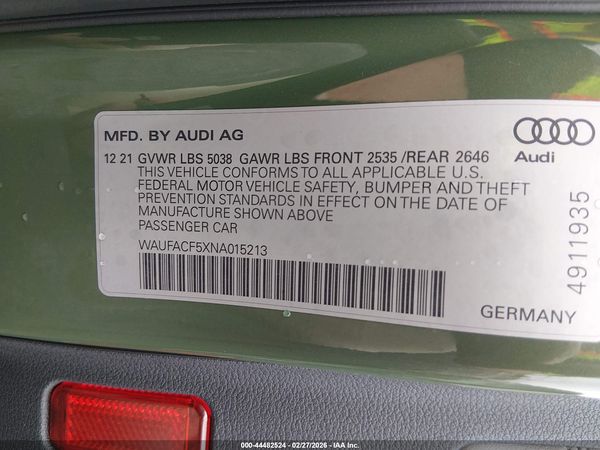 2022 AUDI A5 SPORTBACK