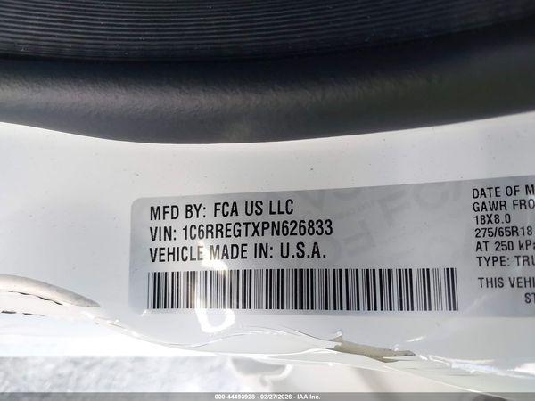 2023 RAM 1500 TRADESMAN  4X2 5'7 BOX