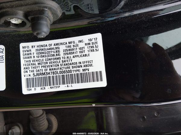 2013 HONDA CR-V EX-L