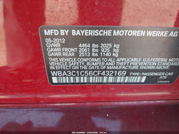 2012 BMW 328I