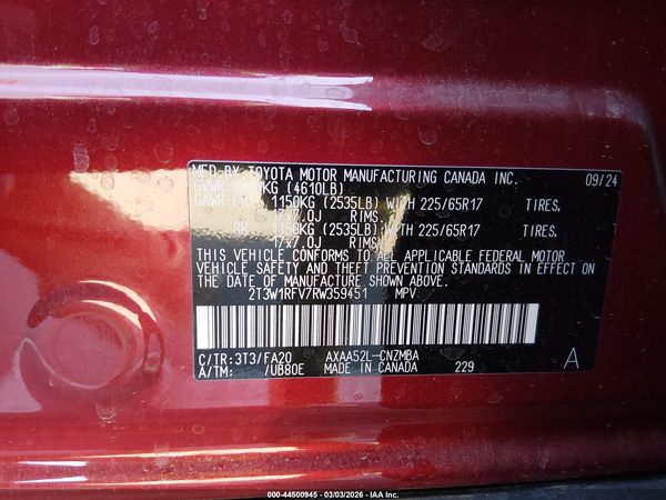 2024 TOYOTA RAV4 XLE