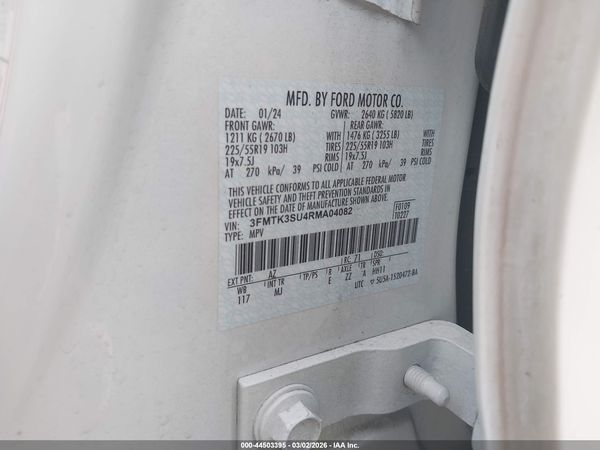 2024 FORD MUSTANG MACH-E PREMIUM