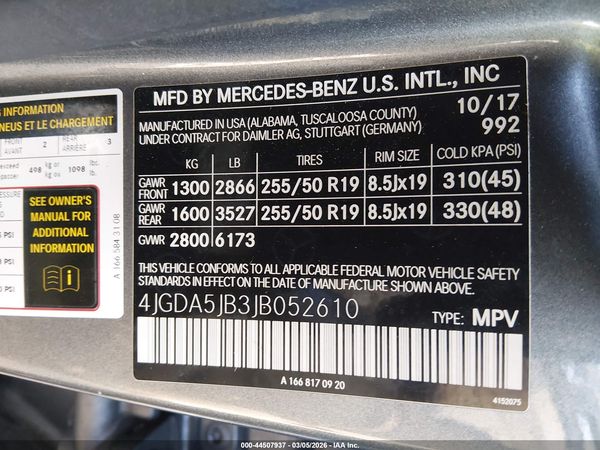 2018 MERCEDES-BENZ GLE 350 GLE350
