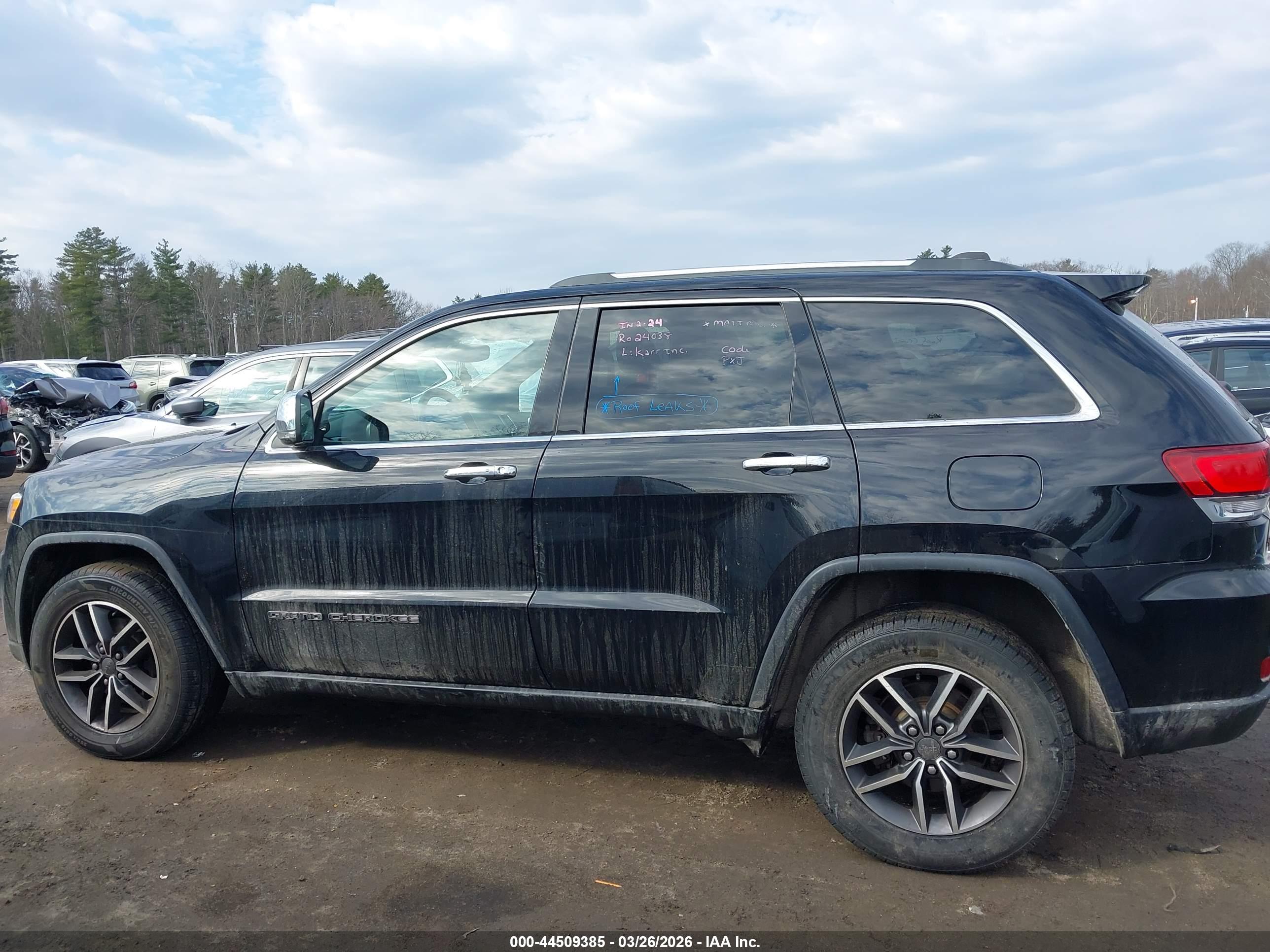 2020 JEEP GRAND CHEROKEE LIMITED 4X4