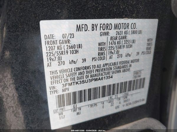 2023 FORD MUSTANG MACH-E PREMIUM