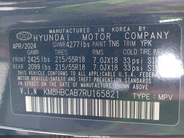 2024 HYUNDAI KONA SEL