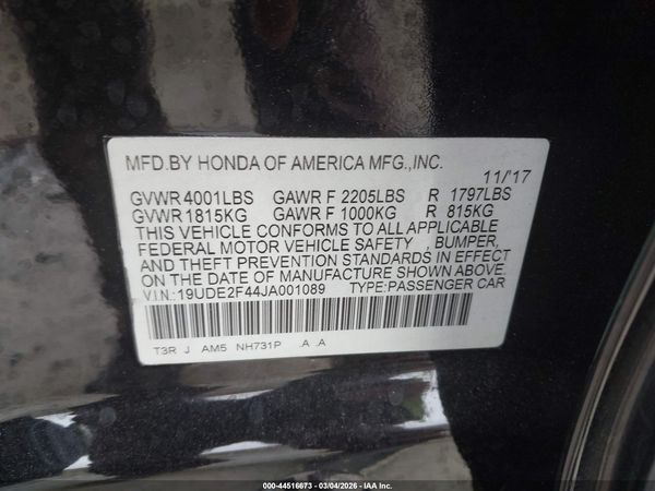 2018 ACURA ILX SPECIAL EDITION