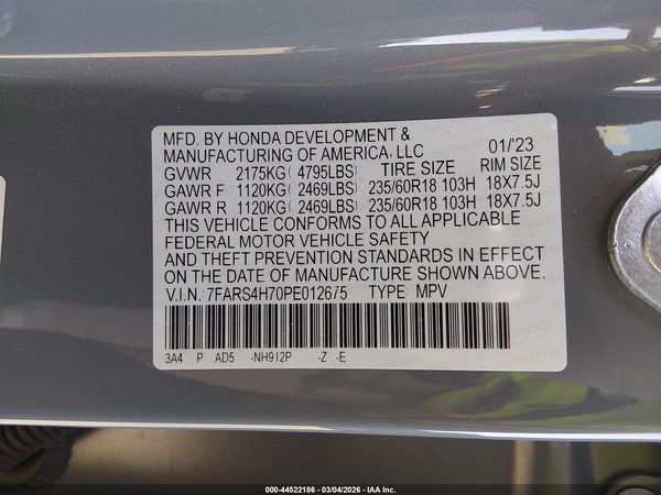 2023 HONDA CR-V EX-L AWD