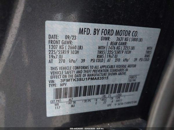 2023 FORD MUSTANG MACH-E PREMIUM
