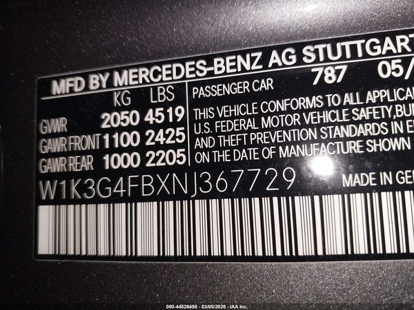 2022 MERCEDES-BENZ A 220 4MATIC