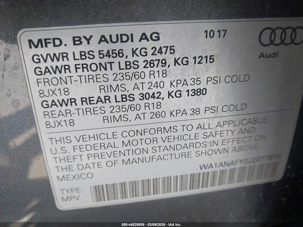 2018 AUDI Q5