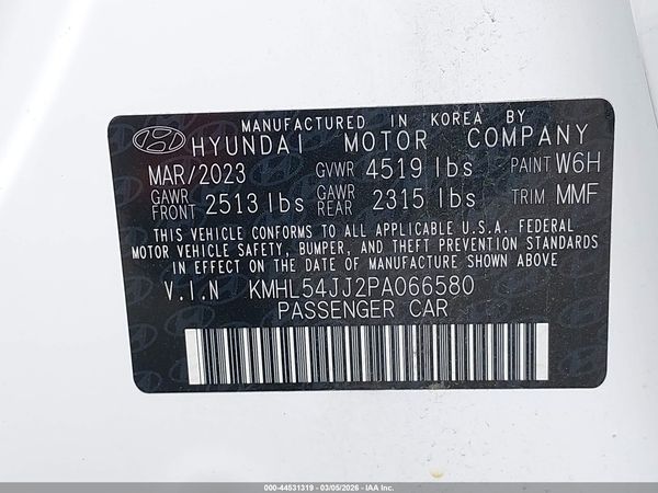2023 HYUNDAI SONATA HYBRID LIMITED