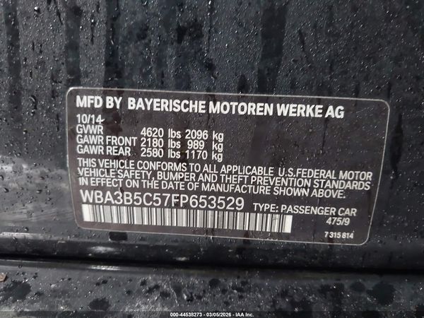 2015 BMW 328I XDRIVE