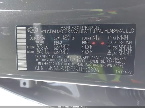 2024 HYUNDAI TUCSON SE