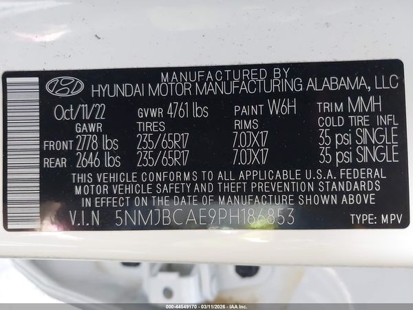 2023 HYUNDAI TUCSON SEL