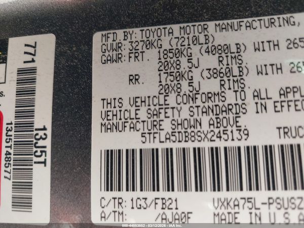 2025 TOYOTA TUNDRA SR5