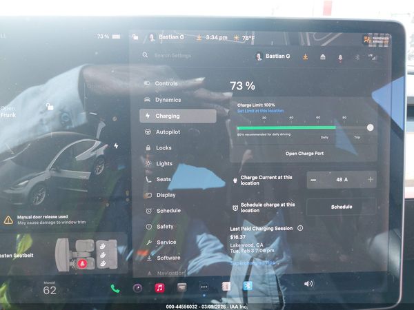 2019 TESLA MODEL 3 LONG RANGE/PERFORMANCE