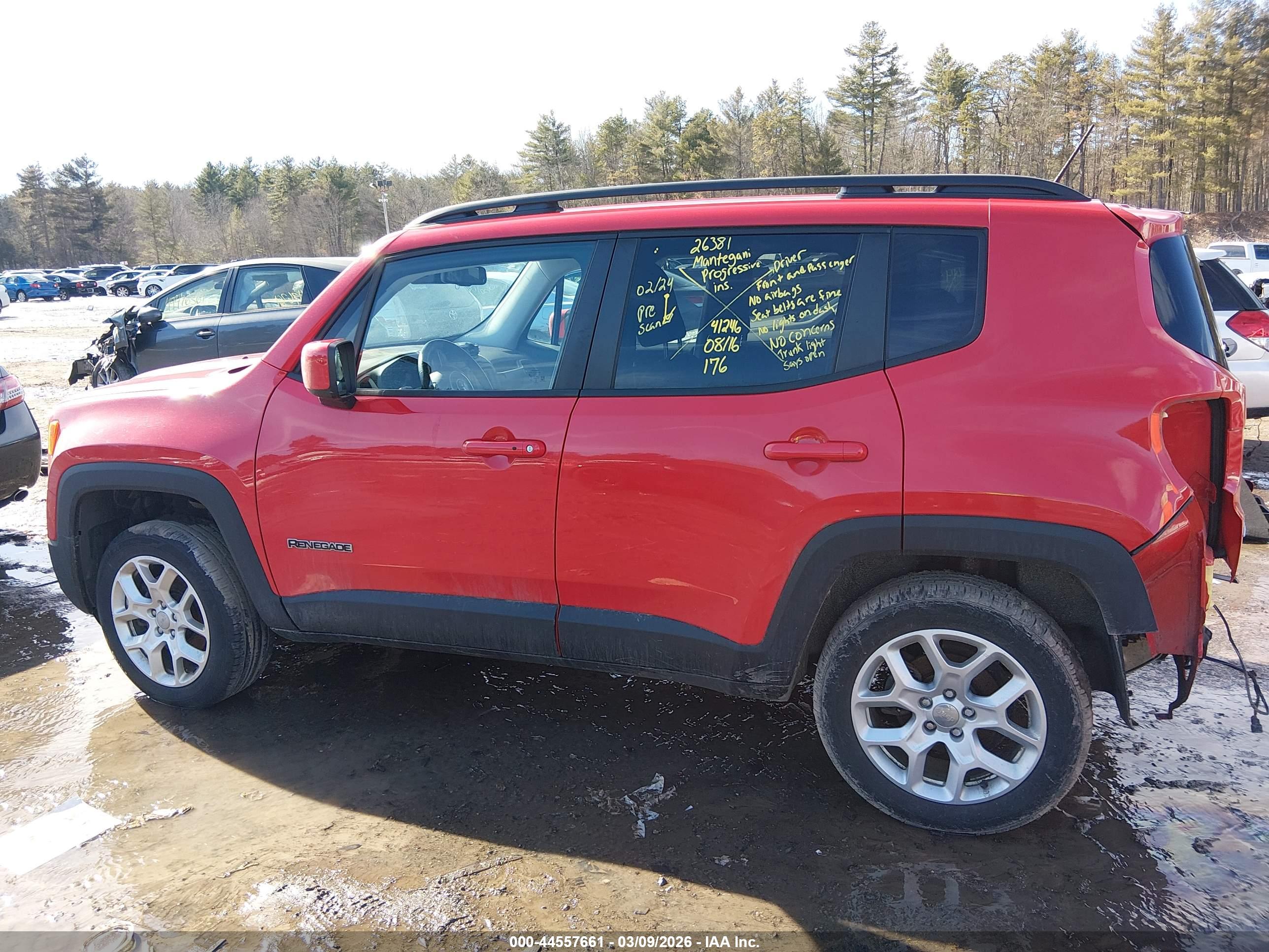 2016 JEEP RENEGADE LATITUDE