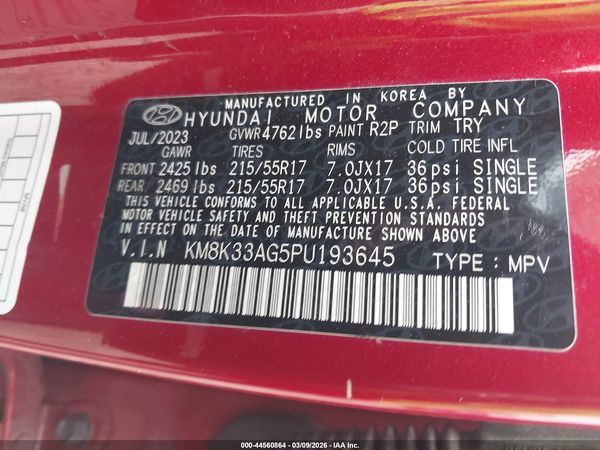 2023 HYUNDAI KONA ELECTRIC SEL